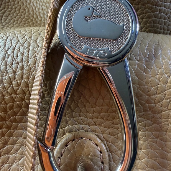 Dooney & Bourke Caramel Leather Hobo Bag - Picture 5 of 9